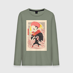 Мужской лонгслив Магическая битва Сукуна Рёмэн арт