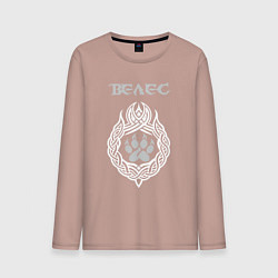 Мужской лонгслив Знак Велеса - лапа медведя