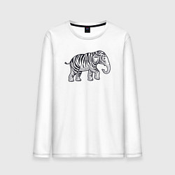 Мужской лонгслив Тигриный слон