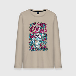 Мужской лонгслив Магическая битва Итадори х Сукуна неон