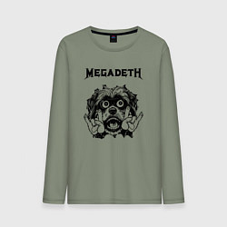 Мужской лонгслив Megadeth - rock dog