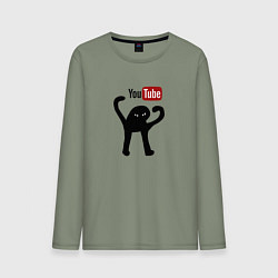 Мужской лонгслив Чините ютуб мем