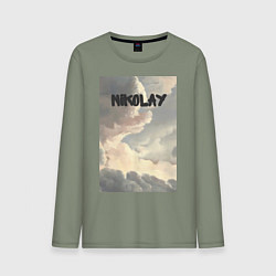 Мужской лонгслив Nikolay облака