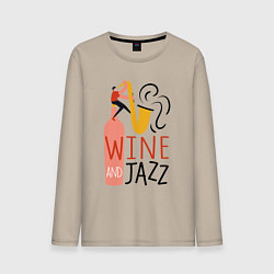 Мужской лонгслив Винишко и джаз