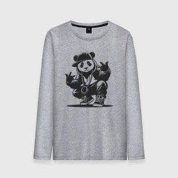 Мужской лонгслив Панда хип-хоп
