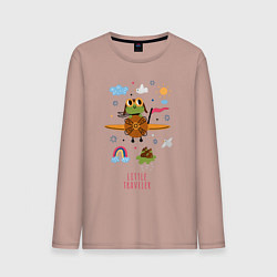 Мужской лонгслив Лягушонок пилот