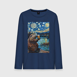 Мужской лонгслив Бобр курва польский