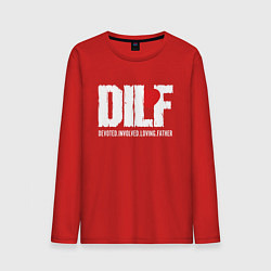 Мужской лонгслив Devoted involved loving father - DILF