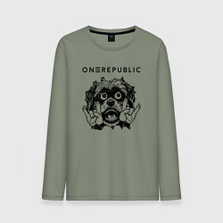 Мужской лонгслив OneRepublic - rock dog