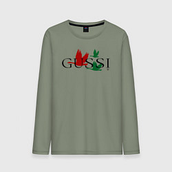 Мужской лонгслив Гусси - гуси летят