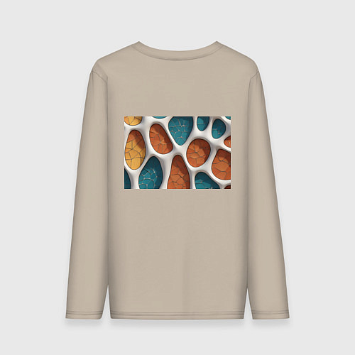 Мужской лонгслив Вдохновлено Антонио Гауди / Миндальный – фото 2