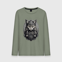 Мужской лонгслив Viking cat