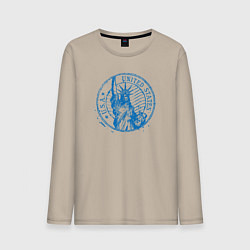 Мужской лонгслив США - статуя свободы