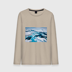 Мужской лонгслив Арктический лед