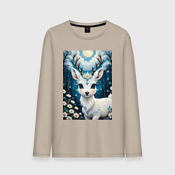 Мужской лонгслив Сказочный олененок