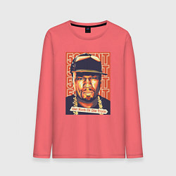Мужской лонгслив 50 cent get rich