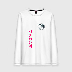 Мужской лонгслив Ведьмак волк лого