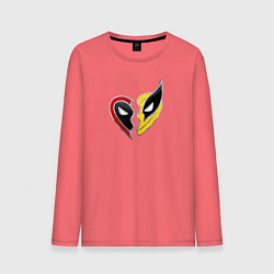 Мужской лонгслив Дэдпул и Росомаха