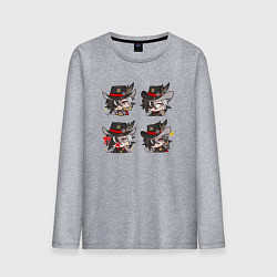 Мужской лонгслив Бутхилл стикеры