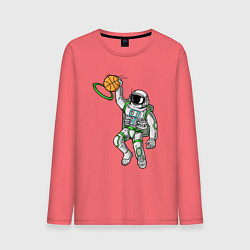 Мужской лонгслив Космический баскет