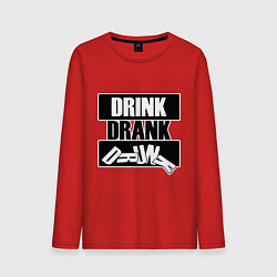 Мужской лонгслив Пить выпить пьяный
