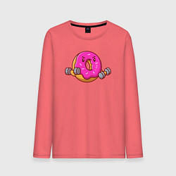 Мужской лонгслив Спортивный пончик