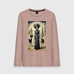 Мужской лонгслив Ведьма с похожей планеты - готика