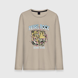 Мужской лонгслив Мятежный рок