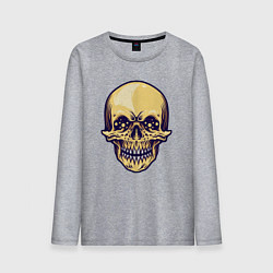 Лонгслив хлопковый мужской Skeletor, цвет: меланж