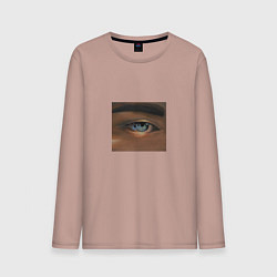 Лонгслив хлопковый мужской Субстанция, цвет: пыльно-розовый