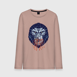Мужской лонгслив Кровожадная горилла