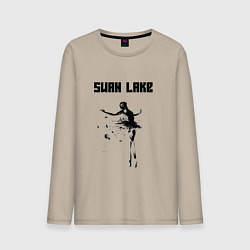 Мужской лонгслив Swan lake