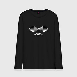 Лонгслив хлопковый мужской Arctic Monkeys logo, цвет: черный