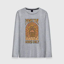 Мужской лонгслив Pawsitive vibes