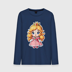 Мужской лонгслив Маленькая принцесса Пич