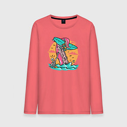 Мужской лонгслив Экстремальный серфингист