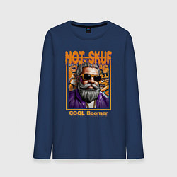 Мужской лонгслив Не скуф а клевый бумер