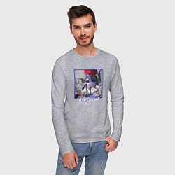 Лонгслив хлопковый мужской Ахерон, цвет: меланж — фото 2