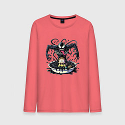 Мужской лонгслив Morty and Venom slime - ai art fantasy