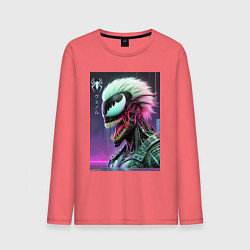 Мужской лонгслив Ребрендинг ядовитой слизи в киберпанк