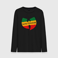 Лонгслив хлопковый мужской Wu-Tang, цвет: черный