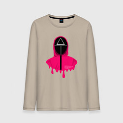 Мужской лонгслив Розовый надзиратель
