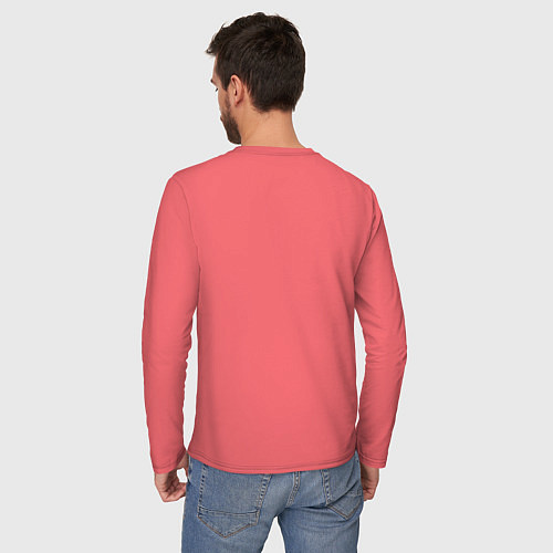 Мужской лонгслив Сигма бой supreme style из песни мерч - тик-ток ме / Коралловый – фото 4