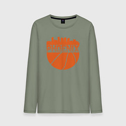 Лонгслив хлопковый мужской Phoenix basketball, цвет: авокадо