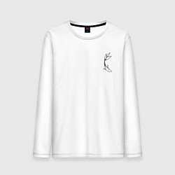 Мужской лонгслив Черная рыбка для пары