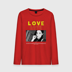 Мужской лонгслив Любовь от Саши Грей