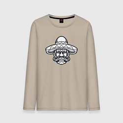 Мужской лонгслив Усатый мексиканец