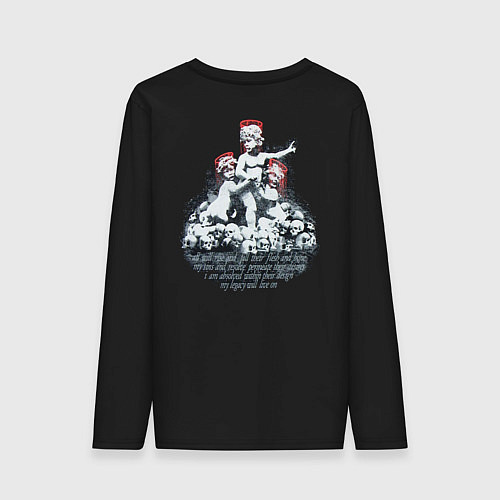 Мужской лонгслив Lorna Shore - Angel / Черный – фото 2