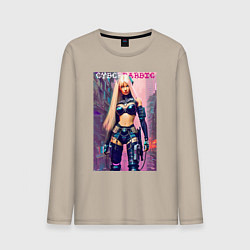 Мужской лонгслив Cyber Barbie - ai art