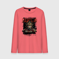 Мужской лонгслив Самурай в доспехах